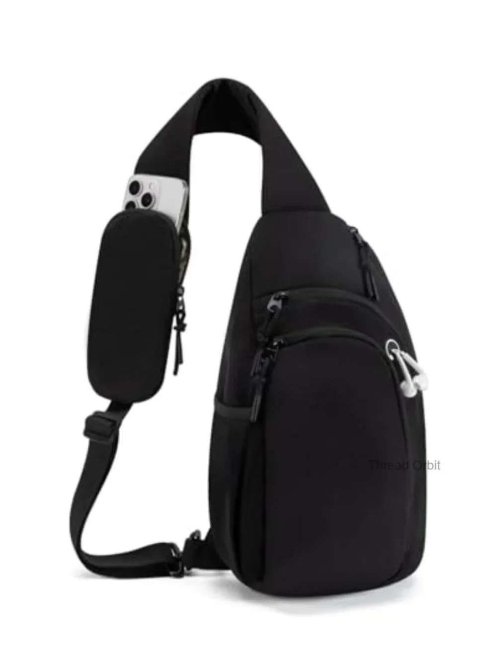 Sling Bag Crossbody with RFID Blocking, Water Bottle Holder, Tablet Compartment
